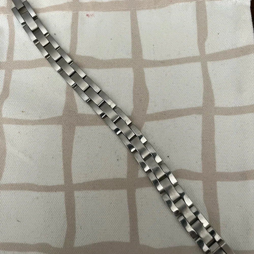 Silver Stainless Steel Men's Bracelet